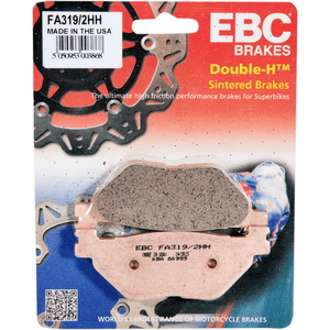 Sintered "Hh" Brake Pads By Ebc FA319/2HH Brake Pads 1721-0185 Parts Unlimited