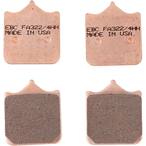 Sintered "Hh" Brake Pads By Ebc FA322/4HH Brake Pads FA322-4HH Parts Unlimited Drop Ship