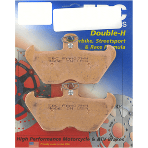 Sintered "Hh" Brake Pads By Ebc FA407HH Brake Pads 1721-0676 Parts Unlimited