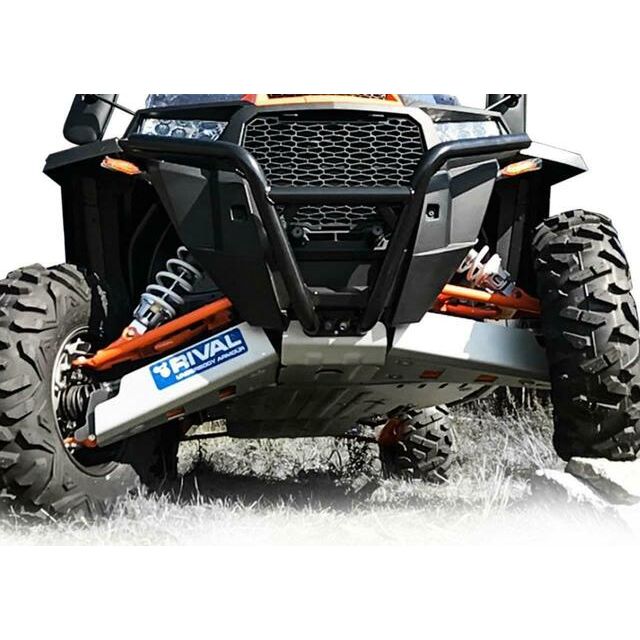 Skid Plate Alloy Polaris by Rival Powersports