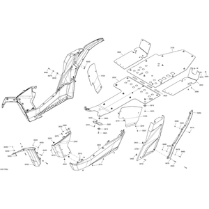 Skid Plate by Can-Am 705008958 OEM Hardware 705008958 Off Road Express