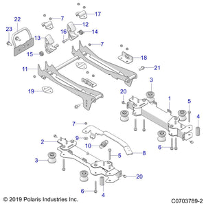 Slider-Spacer by Polaris 5142332 OEM Hardware P5142332 Off Road Express