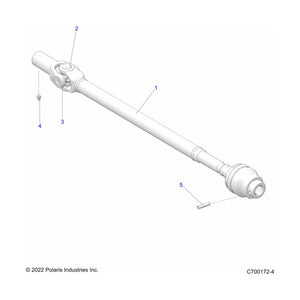 Slip Yoke by Polaris 2206619 OEM Hardware P2206619 Off Road Express