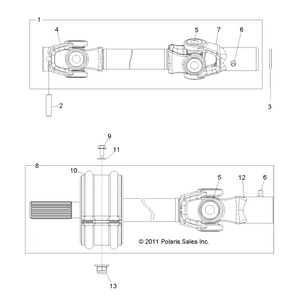 Slip Yoke With Fitting, 3.4 by Polaris 1590507 OEM Hardware P1590507 Off Road Express