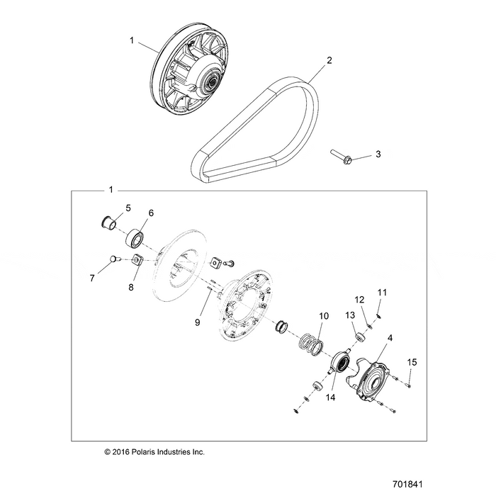 Slotted Spring Pin, .125 X .625 by Polaris