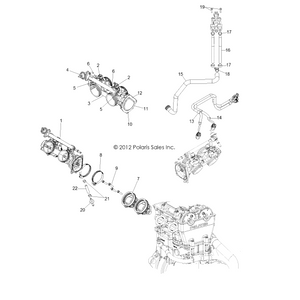 Sm-Injector,Fuel,Gray,Pto by Polaris 1204367 OEM Hardware P1204367 Off Road Express