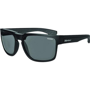 Smart Bomb Eyewear Matte Black W/Smoke Polarized Lens by Bomber SM111 Sunglasses 519-0084 Western Powersports Drop Ship