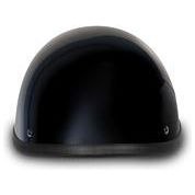 Smokey W/ Snaps- Hi-Gloss Black by Daytona Helmets Half Helmet Daytona Helmets