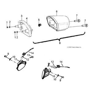 Socket-Taillight,Youth by Polaris 455424 OEM Hardware P455424 Off Road Express