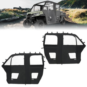 Soft Cab Enclosure Doors for Can-Am Defender Max by Kemimoto B0102-03701BK Cab Enclosure B0102-03701BK Kemimoto