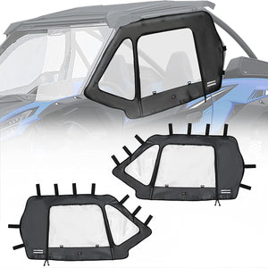 Soft Cab Enclosures Upper Doors for Kawasaki Teryx KRX 1000 by Kemimoto B0102-02002BK Upper Door B0102-02002BK Kemimoto