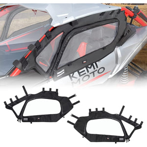 Soft Cab Enclosures Upper Windows for Can-am Maverick X3 by Kemimoto B0102-02201BK Cab Enclosure B0102-02201BK Kemimoto