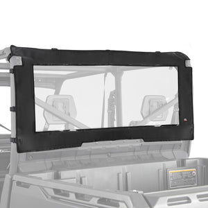 Soft Rear Windshield for Can-Am Defender by Kemimoto B0110-14302BK Rear Windshield B0110-14302BK Kemimoto