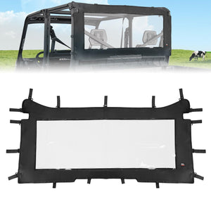 Soft Rear Windshield for Can-Am Defender by Kemimoto B0110-14302BK Rear Windshield B0110-14302BK Kemimoto