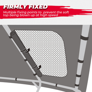 Soft Roof for 4 Seater for Polaris RZR PRO XP 4 2020-2023 by Kemimoto B0112-04301BK Soft Top B0112-04301BK Kemimoto