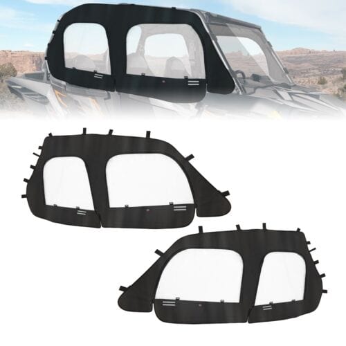 Soft Upper Door Cab Enclosure Set for Polaris RZR XP 4 1000 2014-2023 by Kemimoto