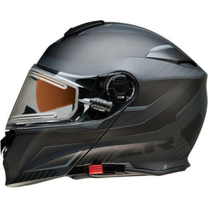 Solaris Scythe Helmet Electric by Z1R 0120-0673 Snow Helmet 01200673 Parts Unlimited Drop Ship XS / Black/Gray