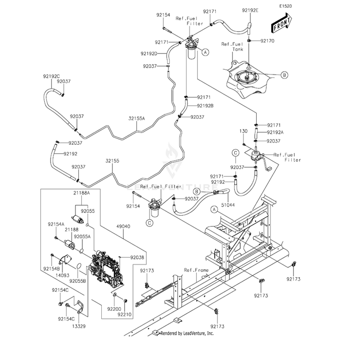 Solenoid,Stop by Kawasaki