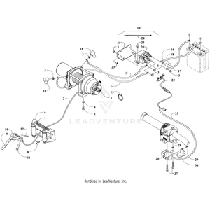 Solenoid,Winch-Assy By Arctic Cat 0409-246 OEM Hardware 0409-246 Core Power Equipment