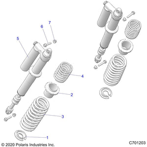 Sp-270#,16.75Fl,3.04-3.04Id,Pm by Polaris 7044113-707 OEM Hardware P7044113-707 Off Road Express