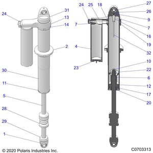 Spacer 2.037L 1425106 by Polaris 1800657 OEM Hardware P1800657 Off Road Express