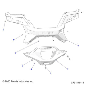 Spacer-Bumper by Polaris 5457211 OEM Hardware P5457211 Off Road Express