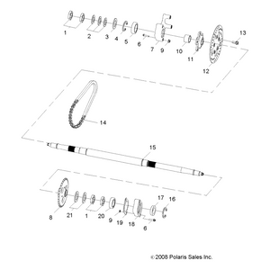 Spacer by Polaris 454495 OEM Hardware P454495 Off Road Express