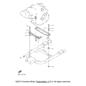 Spacer by Yamaha JR3-F1459-01-00 OEM Hardware JR3-F1459-01-00 Off Road Express