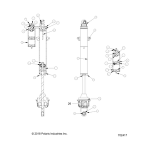 Spacer, Hydro Droop (1320701) by Polaris 1800598 OEM Hardware P1800598 Off Road Express