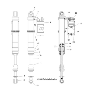 Spacer, Shaft (233-00-090) by Polaris 1500826 OEM Hardware P1500826 Off Road Express