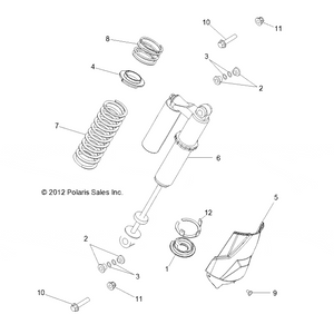 Spacer-Spring,2.5 by Polaris 5439128 OEM Hardware P5439128 Off Road Express