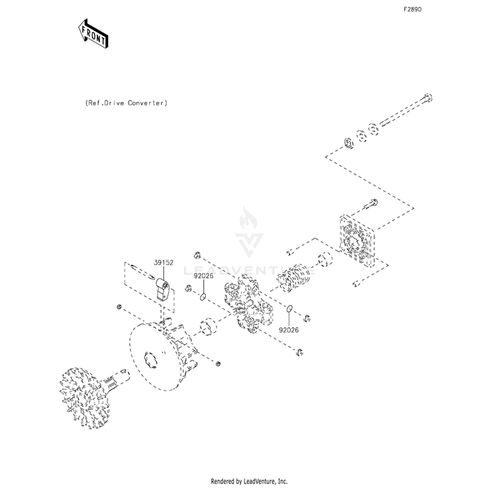 Spacer,T=0.1 by Kawasaki