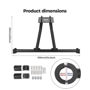 Spare Tire Mount Holder Rack for Polaris RZR PRO XP/ RZR PRO XP4 by Kemimoto B1001-00501 Spare Tire Mount B1001-00501 Kemimoto