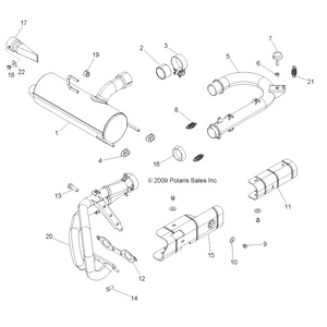 Spark Arrestor Weld by Polaris 1262132 OEM Hardware P1262132 Off Road Express