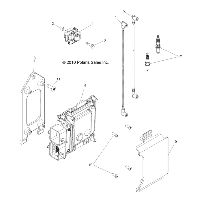 Sparkplug Wire, Mag by Polaris