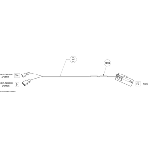 Speaker Harness by Can-Am 710002811 OEM Hardware 710002811 Off Road Express