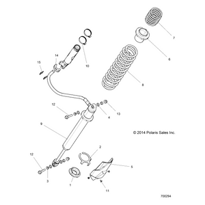 Spg-200#,15.40Fl,3.04-3.04Id,S by Polaris 7044303-385 OEM Hardware P7044303-385 Off Road Express