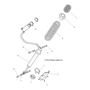 Spg-200#,17.75Fl,3.04-3.04Id,T by Polaris 7043982-632 OEM Hardware P7043982-632 Off Road Express