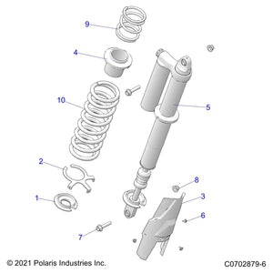 Spg-250#,17.4Fl,3.04X3.04Id,Ls by Polaris 7045360-630 OEM Hardware P7045360-630 Off Road Express