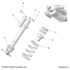 Spg-285,13.15Fl,3.04Id,T.Slv by Polaris 7044458-402 OEM Hardware P7044458-402 Off Road Express