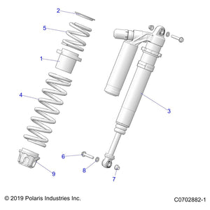 Spg-290#,14.48Fl,3.04,O.Brst by Polaris 7045493-647 OEM Hardware P7045493-647 Off Road Express