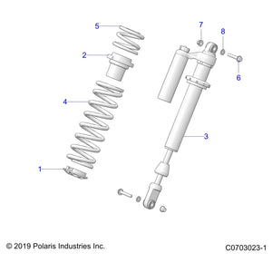 Spg-550#,4.24Fl,3.04,Br.White by Polaris 7045291-133 OEM Hardware P7045291-133 Off Road Express