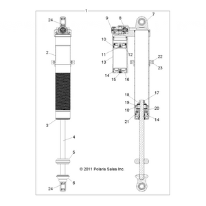 Spherical Bearing by Polaris 1500874 OEM Hardware P1500874 Off Road Express