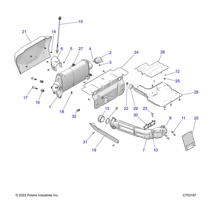 Spherical Double Gasket, 2.5 In by Polaris