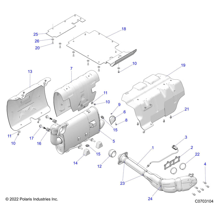 Spherical Exhaust Spring by Polaris