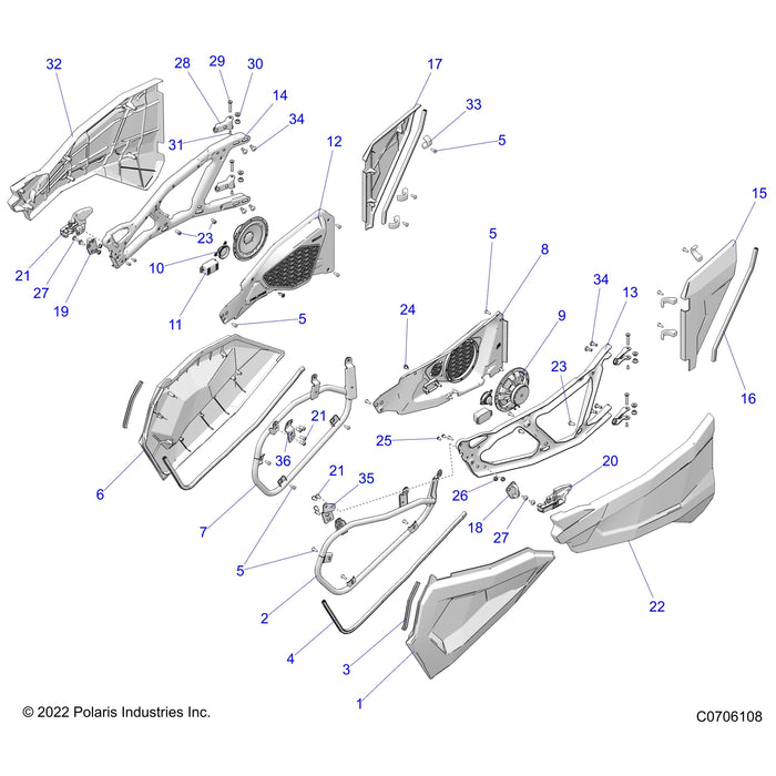 Spkr-Door,Panel,Twtr,Rzt by Polaris