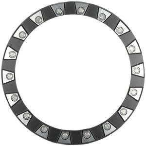 Split 6 Replacement Beadlock Ring 14" Black/Machined by Sedona SBL-14B-A72-RING-18 Beadlock Ring 570-1238 Western Powersports