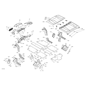 Sport Roof Kit MAX by Can-Am 715003038 OEM Hardware 715003038 Off Road Express Drop Ship