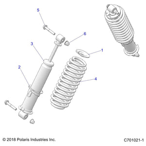 Spr-100-200#,13.3Fl,2.06Id,Blk by Polaris 7045575-458 OEM Hardware P7045575-458 Off Road Express