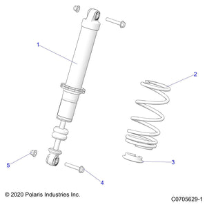 Spr-140#,12Fl,2.3-2.3Id,Blk by Polaris 7044494-458 OEM Hardware P7044494-458 Off Road Express